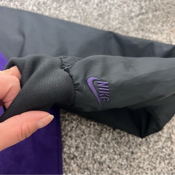 NIKE Bomber Wool Jacket Purple/Black Destroyer Jacket M - Picture 4 of 6